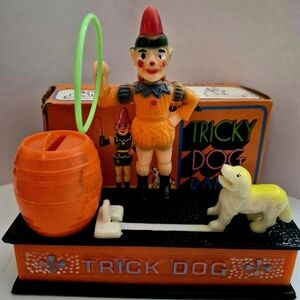 Trick Dog Toy with Orange and Yellow Colors